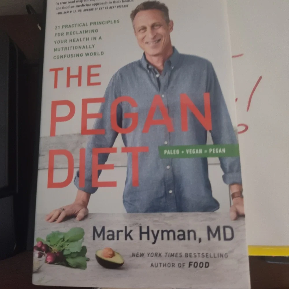 The Pegan Diet Mark Hyman MD Hardcover 21 Practical Principles Paleo Vegan Book